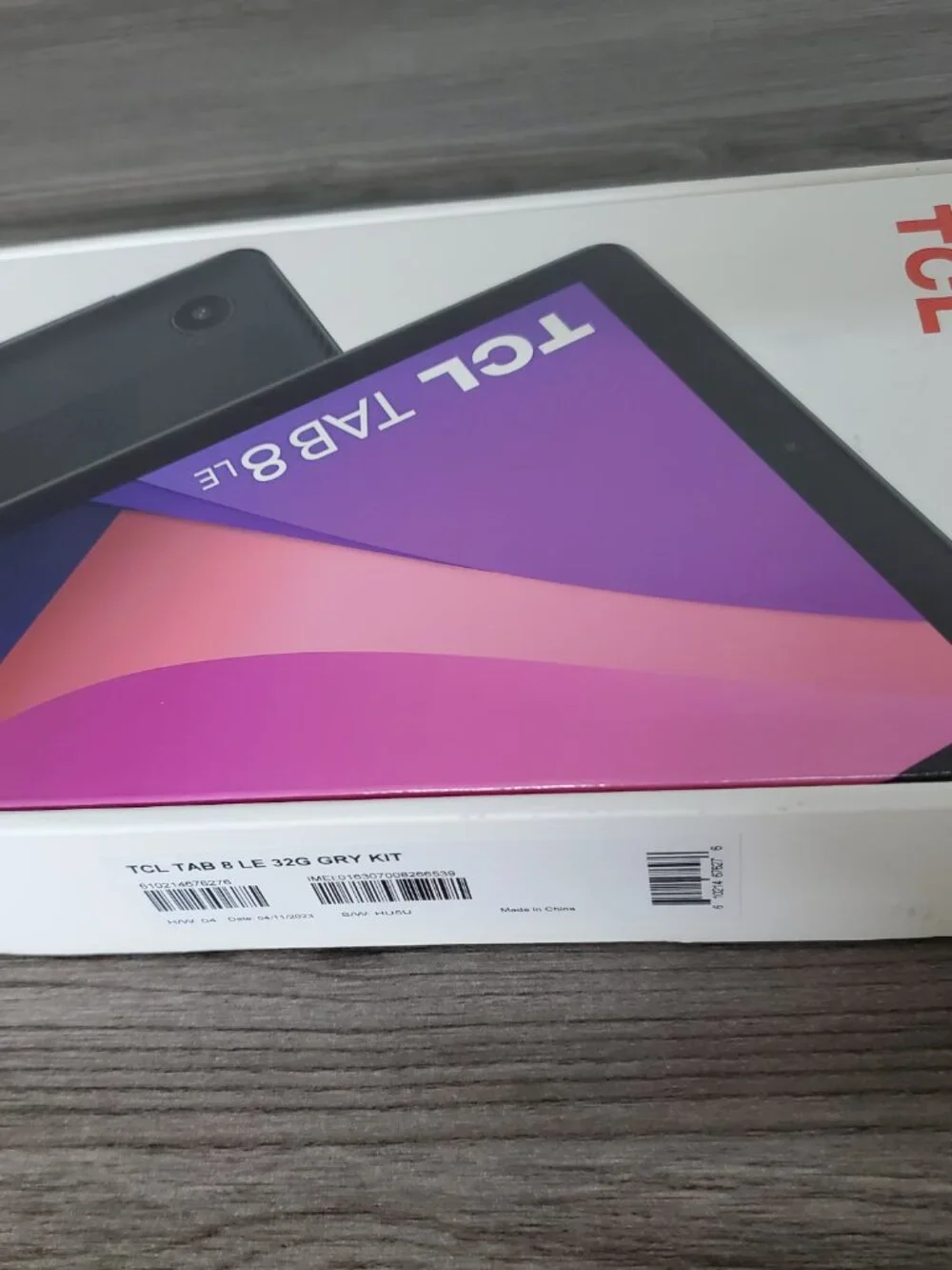TCL Tab 8 LE 9137W 32GB Tablet Shadow Gray T-Mobile Clean IMEI Open Box